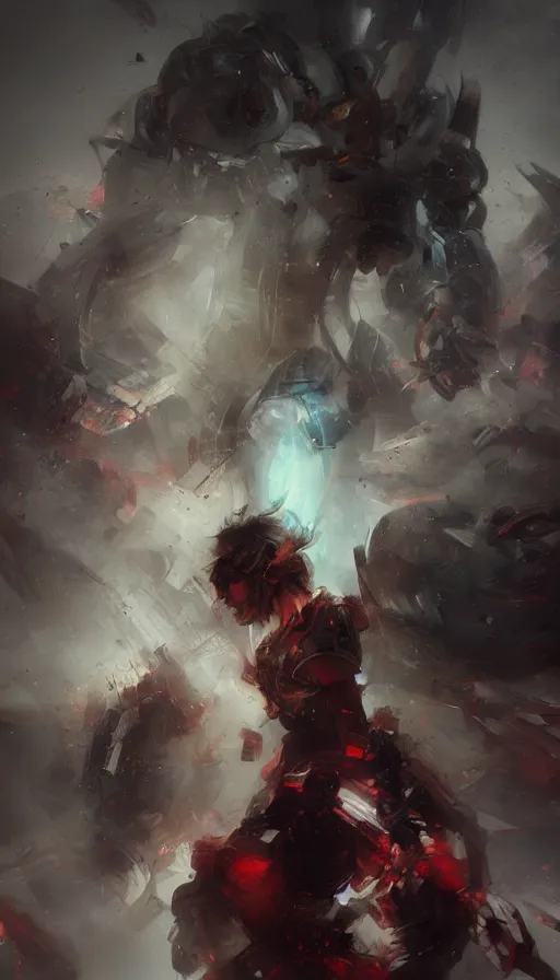 Image similar to rage, by ruan jia