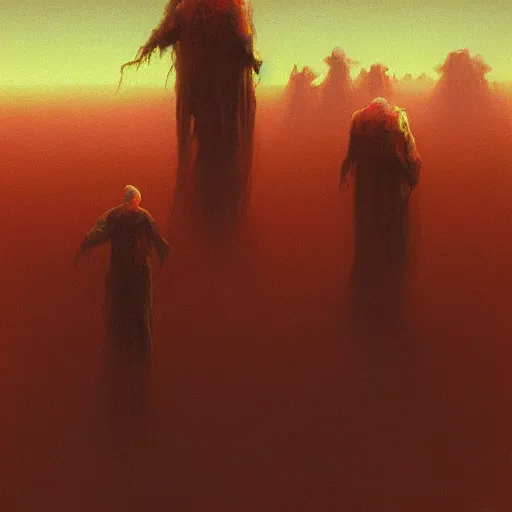 Prompt: the void, trending on artstation, 8 k, by gerard brom and zdzisław beksinski