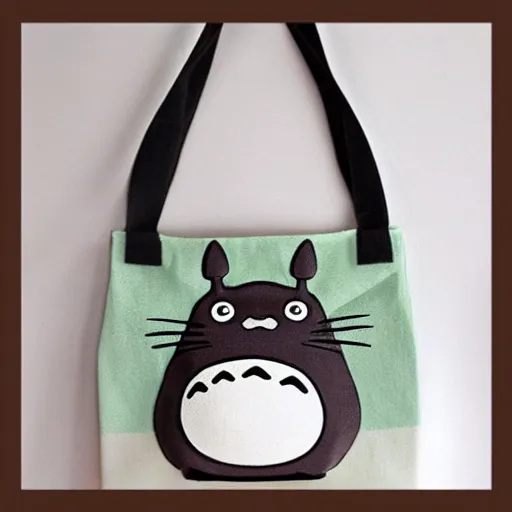 Prompt: Totoro bag