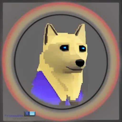 Prompt: n64 doge as a gamer, 8k, video game,