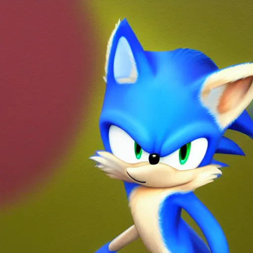 Image similar to Tonic the fox, Sonic OC, photorealistic