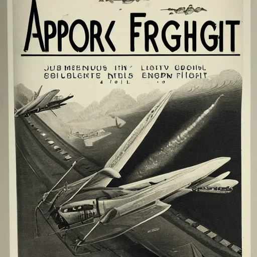 Image similar to apocryphal freight flight