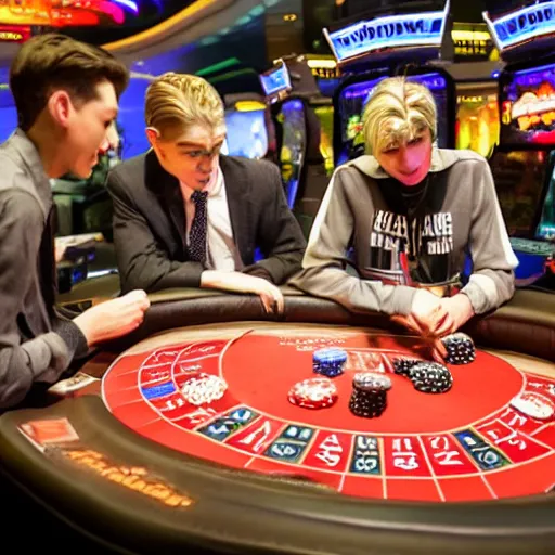 Image similar to xQc gambling