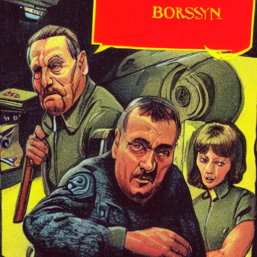 Image similar to illustration for arkady and boris strugatsky's books