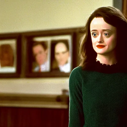 Prompt: Alexis Bledel in Twin Peaks (1990)