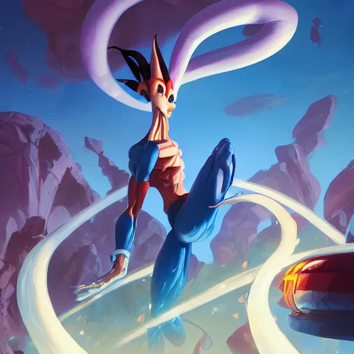 Image similar to hero world earthworm jim, behance hd by jesper ejsing, by rhads, makoto shinkai and lois van baarle, ilya kuvshinov, rossdraws global illumination