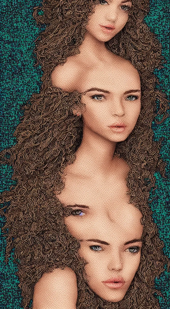 Prompt: a pixelart image of beautiful woman, highly detailed, illustration