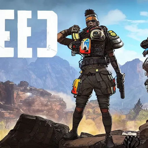 Prompt: screenshot from the game apex legends