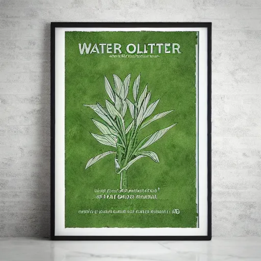 Image similar to walter white botanical poster