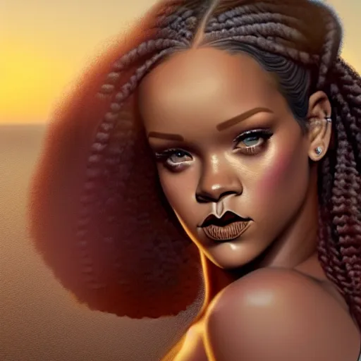 rihanna caricature