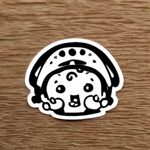 Image similar to cute droud sticker