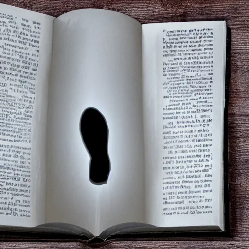 Image similar to whispy ghost floating out of an opened book at a lirbary, creepy, realistic, detailed,