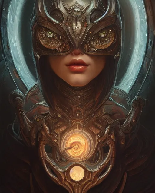 Image similar to art by giger, deep focus, d & d, dark fantasy, intricate glow accents, elegant, highly detailed, digital painting, artstation, concept art, matte, sharp focus, 8 k 3 d, hearthstone, art by artgerm and greg rutkowski and alphonse mucha