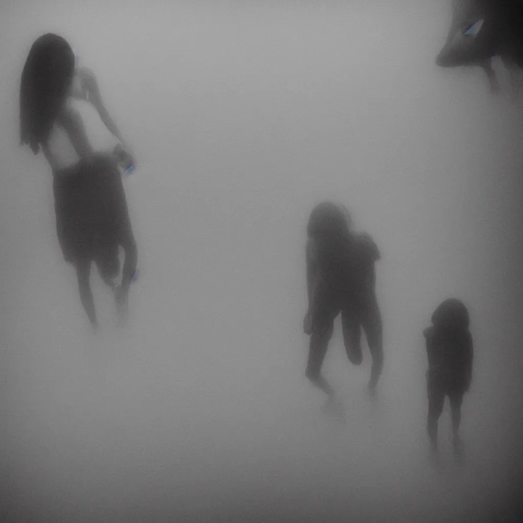 Image similar to my mother never loved me, my father hated me, my best friend tried to drown me. hazy memory, volumetric, dark black and white in the style of alvin schwartz, epic angles