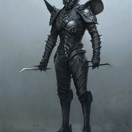 Image similar to daedric armor, realistic anthropomorphic shiba inu, daedric armor, stuning 3 d render, masterpiece, glowing aura, by donato giancola and greg rutkowski and wayne barlow and zdzisław beksinski, realistic face