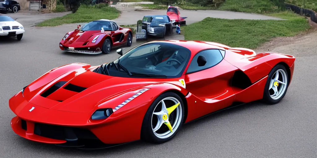 Image similar to “1970s Ferrari LaFerrari”