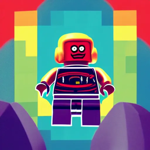 Image similar to toy astronaut painted as a blocks profile page in the lego style by lego, realistic, colorful, positive vibes, cinematic, hd