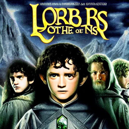 Image similar to cyberbunk lord of the rings