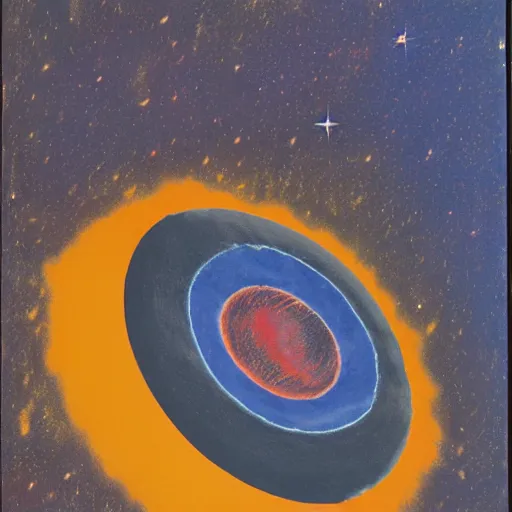 Image similar to forbidding by david hammons 1 9 5 0 s. illustration. using data from a nasa exoplanet space telescope, scientists discovered a jupiter - like world 3 7 9 light - years from earth, orbiting a star similar to our sun.