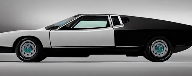 Image similar to a single 1 9 7 6 lotus esprit and 1 9 6 9 dodge charger hybrid, rocket engine in the back, dslr