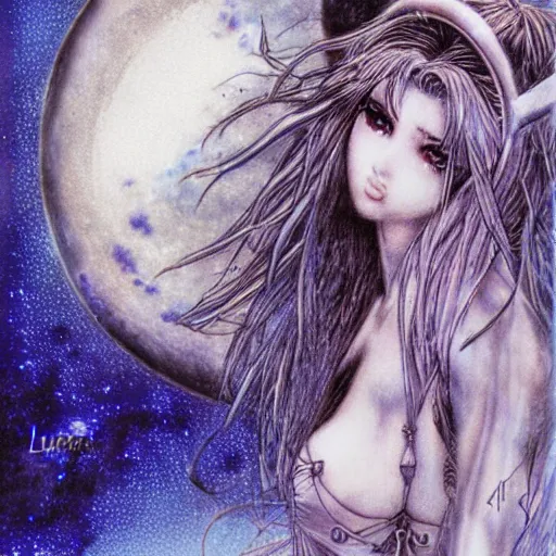 Image similar to portrait of Sailor Moon by Luis Royo