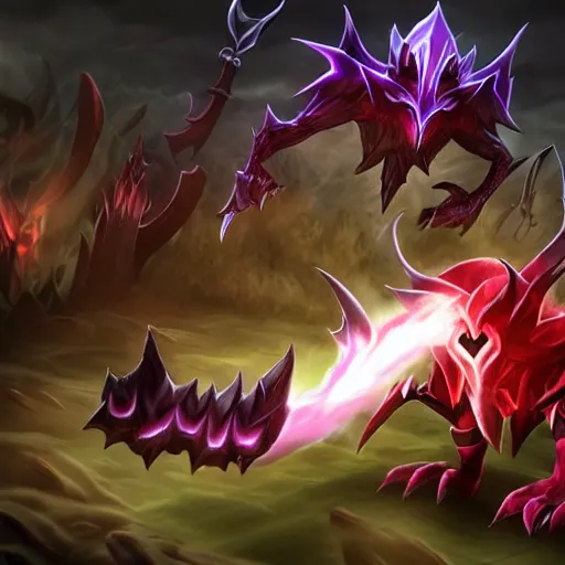 Image similar to shadow fiend in league of legends