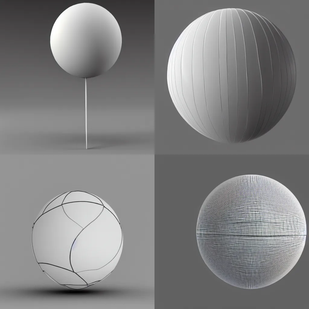 Image similar to 3d render of a sphere