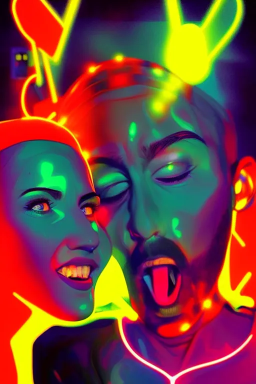 Prompt: people screaming mashaallah, pop art, no duplicate image, glowing lights, ultra details, digital painting, artstation, concept art, smooth, sharp focus, illustration, intecrate details, art by richard hamilton and mimmo rottela, pixels art by paul robertson