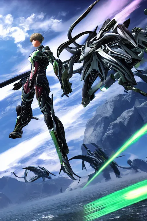 Prompt: xenoblade chronicles x promotional art made from an in - game screenshot