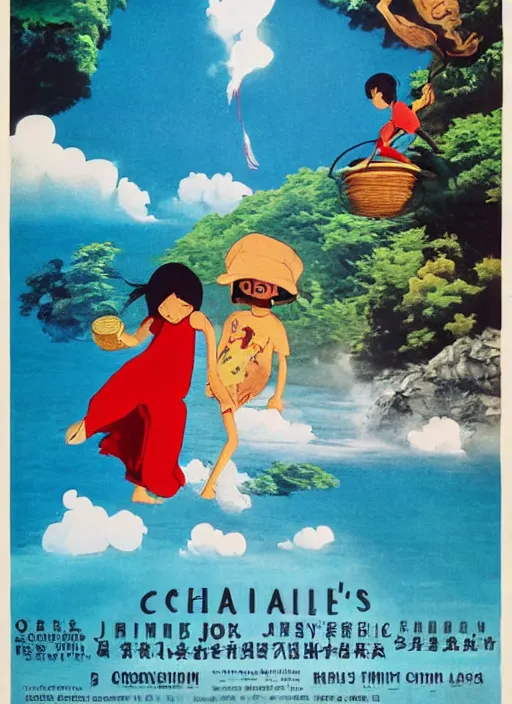 Prompt: poster for an animation film called the chinese child's journey in the philippine islands, 8 k, hd, photo by slim aarons