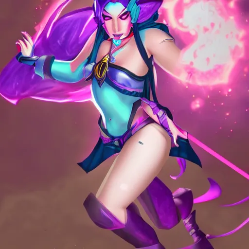 Prompt: illustration of Arcane Jinx, in the style of Arcane, league of legends by Jerry Loh