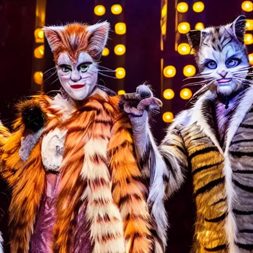 Image similar to jim carrey in cats the musical