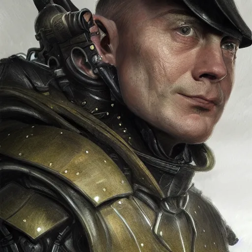 Image similar to detailed portrait of harry potter as doomguy, fantasy, military, dieselpunk, intricate, elegant, highly detailed, digital painting, artstation, concept art, matte, sharp focus, illustration, art by aenaluck, artgerm and roberto ferri and greg rutkowski, epic fantasy, digital painting