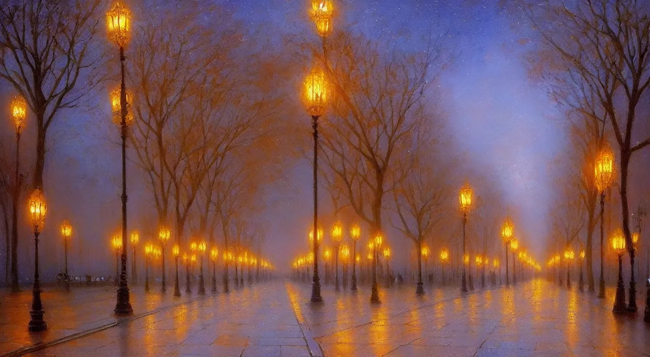 Image similar to parissiene walkways : : 4 by leonid alfremov : : 9