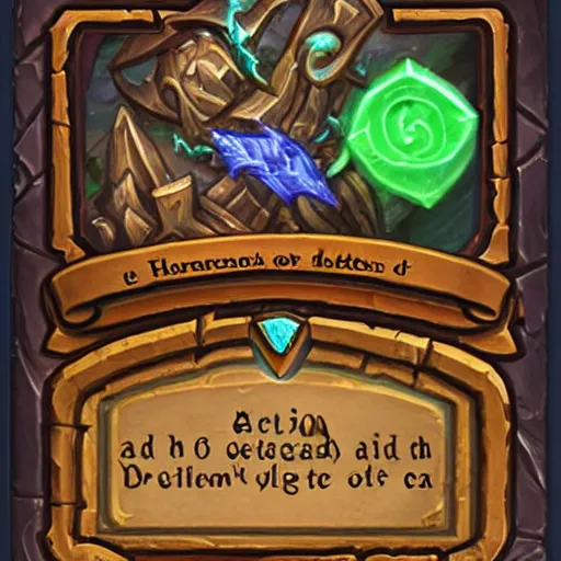 Prompt: a hearthstone card back depicting a dagger, the hearthstone symbol in the center