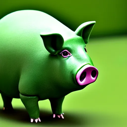 Image similar to green pig