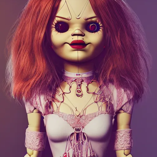 Image similar to anabelle doll, fiction, pop art, stability, intricate, elegant, 8 k, uhd, justify, artstation, concept art, matte, sharp focus, illustration, consistent, highly detailed object content, proportional object content