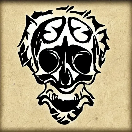 Image similar to skull bafshar, petros death scooby doo shaggy emblem