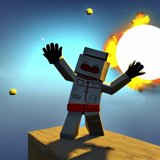 AI Art: roblox noob by @Mailing