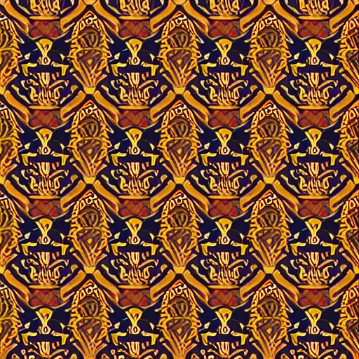 Prompt: seamless indian pattern, vector, symmetrical, 8k, sharp focus