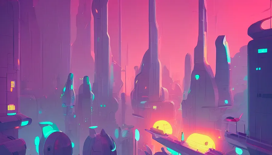 Image similar to illustration of a futuristic city by james gilleard and anton fadeev, fine details, vivid, masterpiece