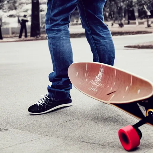 cinematic shot of donald trump holding a skateboard, | Stable Diffusion ...