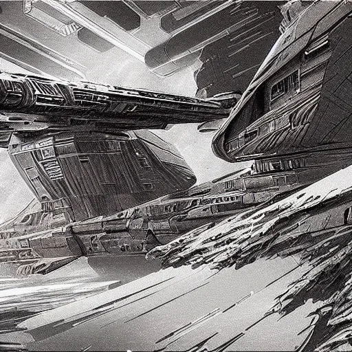 Image similar to highly detailed doodle art of scenes from star wars concept art fanart, detailed and intricate environment