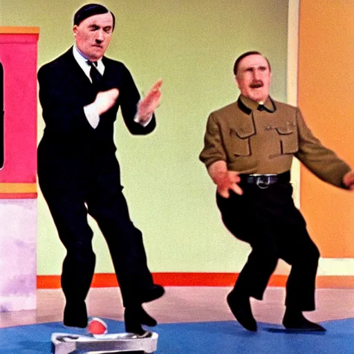 adolf hitler breakdancing on the price is right, 4k | Stable Diffusion ...