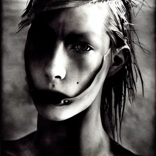 Prompt: silent hill, steven meisel photography