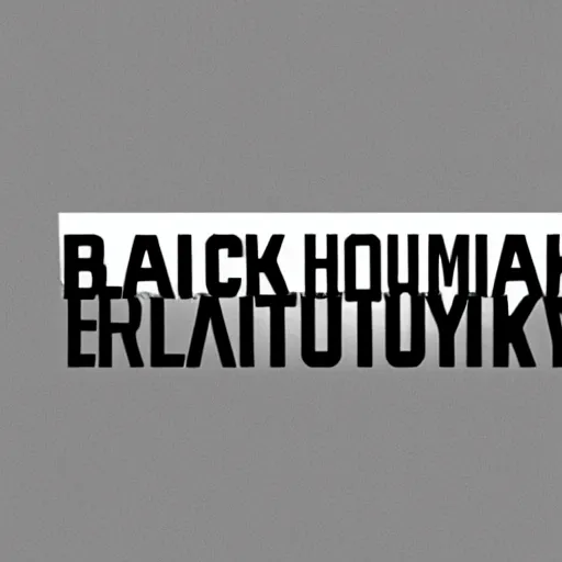 Prompt: black on white logo design in style of eric hu, y 2 k, brutalism, acid, techno