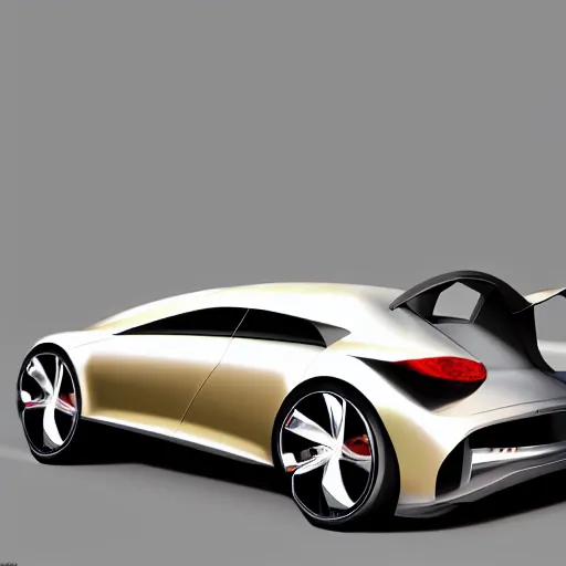 Prompt: The ugliest car in the world, worst auto design, poorly built car, CAD rendering, studio lighting, 8k trending, industrial rendering