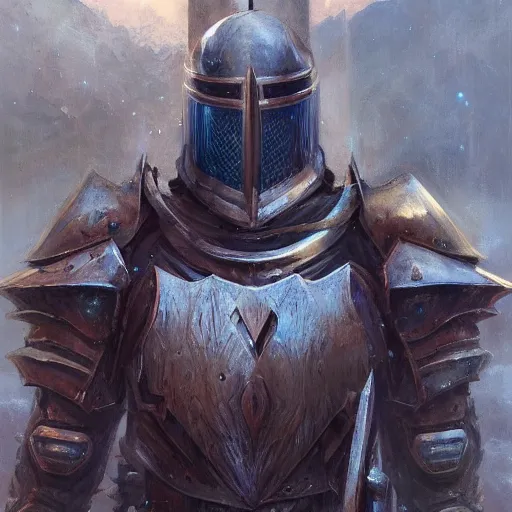 Image similar to the void knight as a realistic fantasy knight, closeup portrait art by donato giancola and greg rutkowski, digital art, trending on artstation, symmetry!!