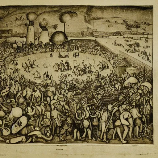 Image similar to rhizomuse sketch by pieter bruegel the elder