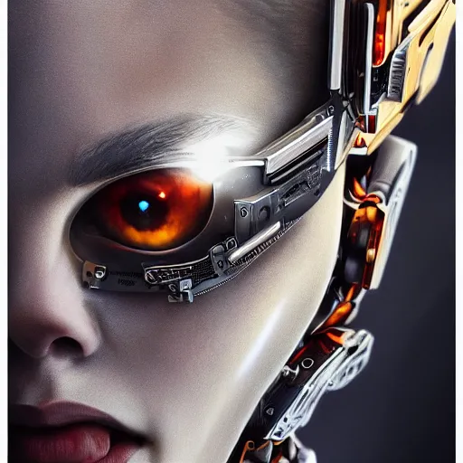 Prompt: photorealistic detailed picture, extreme, uhdr, book cover called the most influental cyborg in 2 0 5 0, fine details, highly detailed, intricate, smooth sharp focus